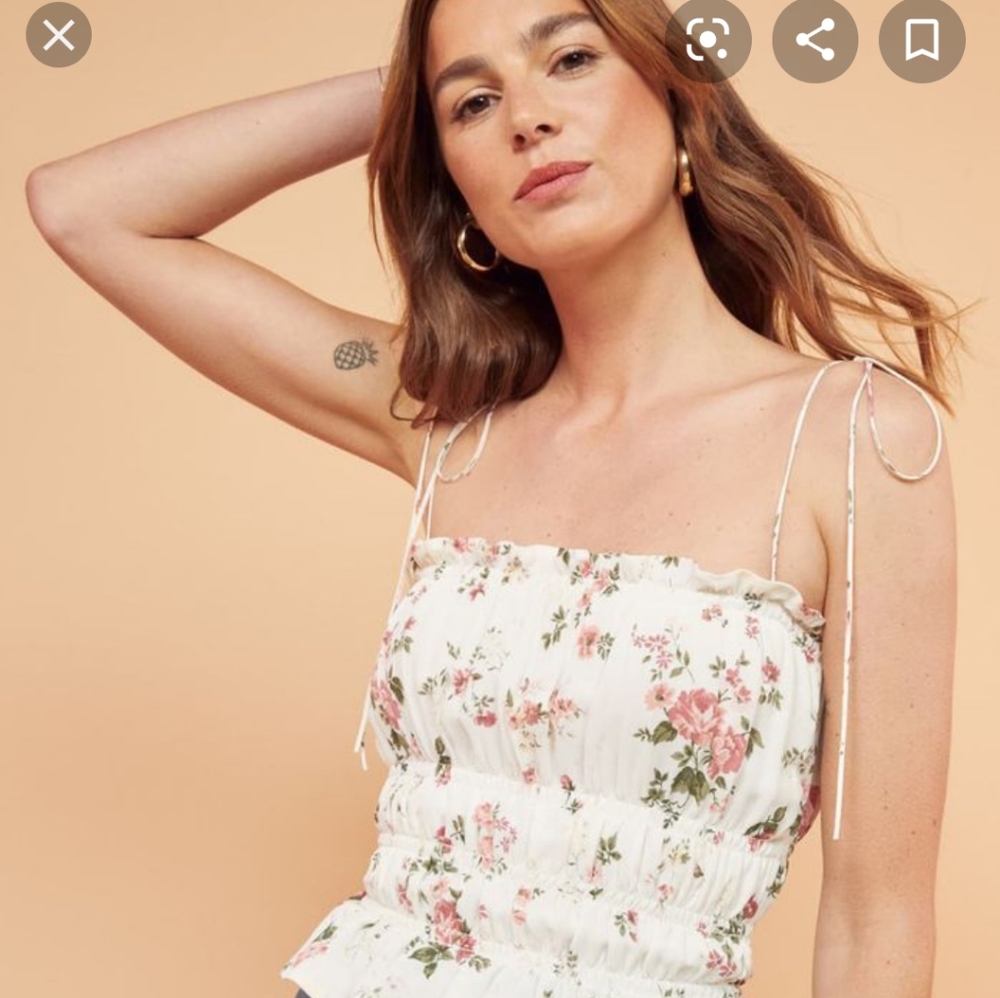 Reformation Arancia top